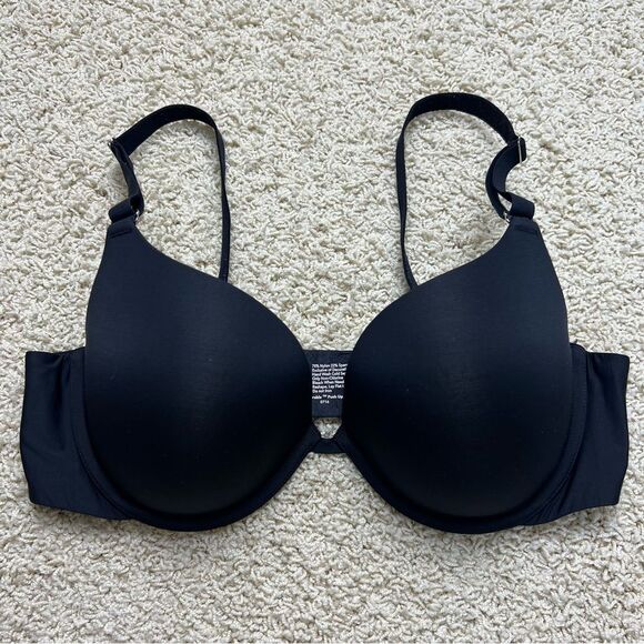 SOMA Memorable Push Up Bra Underwire Adjustable Black 38C - Picture 2 of 5